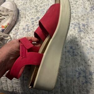 ECCO pink sandals
